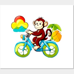 funny monkey Posters and Art